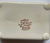 Vintage Brown Transferware Tab Handled Soap Dish Plate Charlotte Basket of Roses