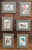 Vintage English Woven Silk Wren Bird Picture Wood Frame & Matted