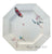 Aesthetic Movement Copeland Polychrome Botanical Octagon Plates Ferns Flowers Sparrow Birdnest Butterflies