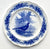 Antique Flow Blue Transferware Staffordshire Pheasant Plate Royal Cauldon