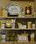 Brown Transferware RARE Easter Biscuits & Bread Advertising English Ironstone Canister Jar Utensil Holder