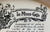 Le Mixed Gril French Advertising Black Transferware Platter Gien w/ Cow / Bovine