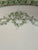 Antique Green Transferware Platter Wedgwood Vineyard Floral Scrolls & Roses