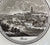 Antique Wedgwood Creamware Black Transferware Berne Switzerland Plate