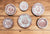 Instant Wall Display - Collection - Red English Transferware Plates 6 Mix n Match