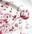 Johnson Bros DoverVintage English Red Transferware Springtime Platter Tulips Roses & Daisies