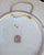 Antique 2 Color Black Brown Transferware Commemorative Plate President Abraham Lincoln Sarreguemines