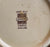 Black Transferware Plate Adams Cries of London Tea Pot Teapot