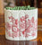 Masons Red Transferware Matches Business Card / Cigarette / Toothpick Holder