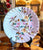 Antique Aesthetic Movement Royal Bonn Anton Hand Painted Pink & Yellow Blossoms Plate