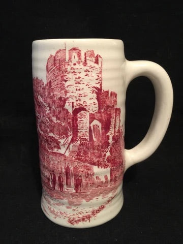 A J Wilkinson Royal Staffordshire Conway Castle Large Stein Tankard