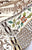HUGE Aesthetic Poly  Brown Transferware Platter Staffordshire China Daisies Wildflowers Yosemite Circa 1883
