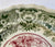 Adams Andalusia Antique Early Staffordshire Two Color Red & Green Transferware Plate Ca 1830-35