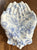 Blue & White Flowers English Transferware Open Hands Dish Tray Staffordshire - Hand Shaped Trinket Dish -