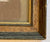 Vintage English Woven Silk Wren Bird Picture Wood Frame & Matted