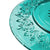 NIB Set of 4 Turquoise Glass Pioneer Woman Embossed Cassie Aqua Plates