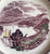 Historical Purple Polychrome English Transferware Plate Westpoint Hudson River
