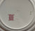 Vntg Red Transferware Plate Saucer Spode Copeland Grazing Cows ð RURAL SCENES by DUNCAN Hops Border