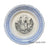 Choisy Le Roi 2 Color Blue & Black Transferware Plate French Le Langage Des Fleurs 4 Fleur du Pommier