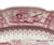 Antique Early Staffordshire Red Transferware Platter Circa 1826-35 Urn Flowers Canova Mayer