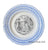 Choisy Le Roi 2 Color Blue & Black Transferware Plate French Le Langage Des Fleurs 6 le coquelicot consolation