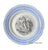 #7 L’œillet des Poëtes Reverie 2 Color Blue & Black Transferware Plate French Le Langage Des Fleurs Choisy Le Roi