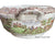 Rare Midwinter Brown Polychrome Transferware Soup Tureen Gazebo Strolling Couple