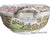 Rare Midwinter Brown Polychrome Transferware Soup Tureen Gazebo Strolling Couple