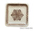 Antique Aesthetic Movement Kaleidoscope Brown Transferware Butter Pat