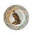 Vintage English Transferware Adams Audubon Washington Eagle Plate Brown Transferware