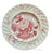 Pink / Red Transferware Victorian Plate Basket of Roses Charlotte