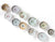 Instant Wall Display - Collection of Multicolored English Transferware Plates - 11 Mix n Match