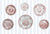 Instant Wall Display - Collection - Red English Transferware Plates 6 Mix n Match
