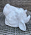 Vintage White Dimensional Cow / Bull Head Hanging Wall Pocket Figure