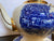 1904 Transferware Cobalt Blue and White Teapot Highland Cattle Scottish Sheep