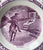 Purple Colonial Times Transferware Plate Paul Revere's Ride American History Historical Staffordshire