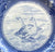 Vintage RARE Spode Camilla Wild Geese No 10 Blue Transferware Plate Game Bird Copeland