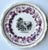 RARE Black Purple 2 Color Transferware Spode Plate Landscape Fountains