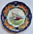 Intricately Hand Painted Spode Copeland Upland Wild Game Bird Downed Turkey Plate  Enameled Clobbered