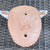 Vintage White Dimensional Cow / Bull Head Hanging Wall Pocket Figure
