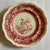 RARE Vintage Spode Copeland Tower Red Transferware Plate Game Bird Wild Duck No. 8