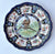 Copeland Spode Upland No. 6 Pheasants Game Birds Enameled Clobbered Antique Bi Color Transferware Plate