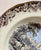 Two Color Mulberry Black Transferware 10” Rim Bowl Hunt Scene Windsor Castle