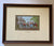 Vintage English Hunt Scene The Chase in Woven Silk - Dbl Matted & Framed