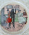 THE SINGING WAITER Antique English Pub Plate Transferware Humorous Saloon Bar Decor # 6 of 6