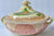 RARE Pink English Transferware Covered Dish / Tureen Royal Doulton Chatham Pink / Red and Black Two Color Transferware
