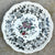 Black Polychrome Transferware Copeland Spode Chrysanthemum Aster Plate