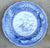 Vintage RARE Spode Camilla Wild Geese No 10 Blue Transferware Plate Game Bird Copeland