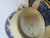 1904 Transferware Cobalt Blue and White Teapot Highland Cattle Scottish Sheep