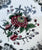 Black Polychrome Transferware Copeland Spode Chrysanthemum Aster Plate